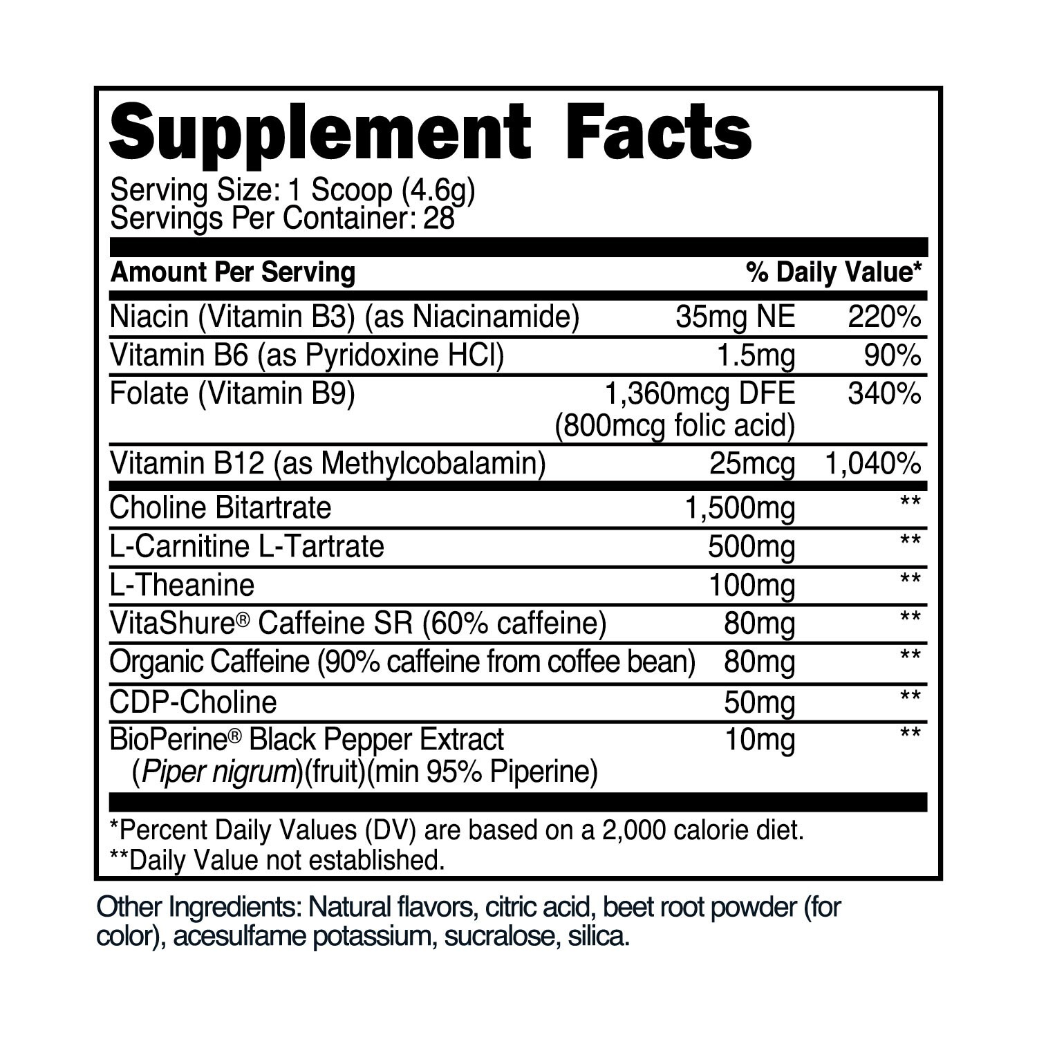 TransformHQ Everyday Boost Shot 28 Servings (Raspberry Lemonade)