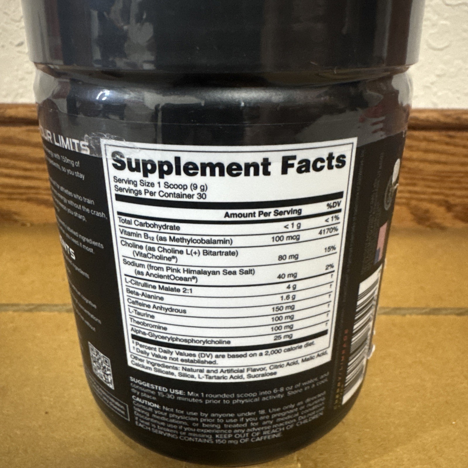 BUCKED UP OVERTIME CHERRY LIMEADE PRE-WORKOUT 30 SER. NEW Exp. 04/2028
