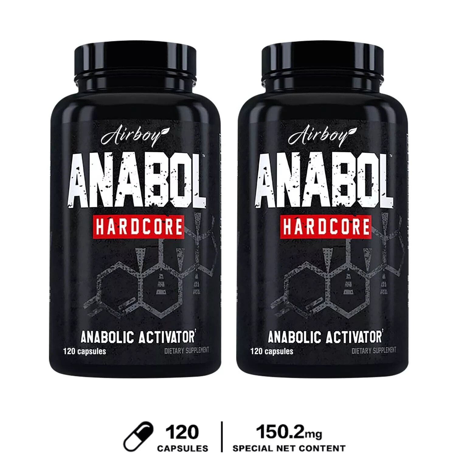 Anabolic Activator- Muscle Builder Testosterone Booster, Energy Endurance 120pcs