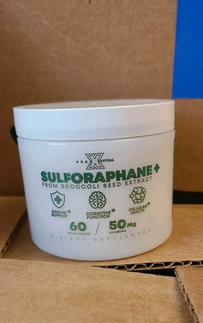 Peak Revival Sulforaphane + Cellular Health Cognitive Function 60 Caps BB 12/26
