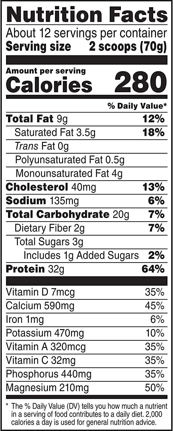 Muscle Milk Genuine Protein Powder Chocolate 1.93 lbs 13 Servings 32g Protein