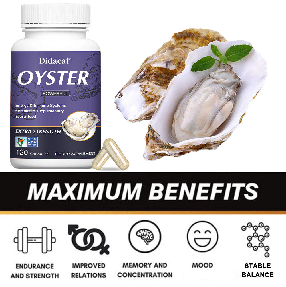 Oyster Extract-Energy & Stamina Complex For Men And Women Energy And Immunity