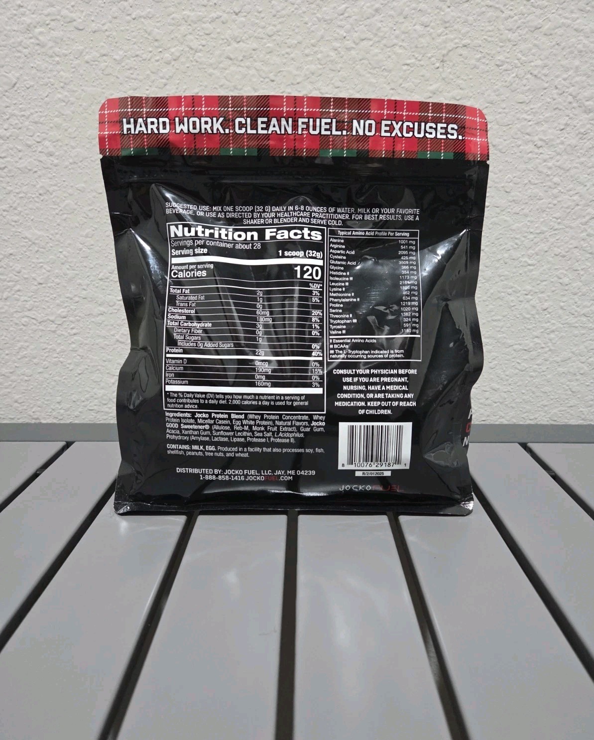 Jocko Protein Powder Mölk 22G Protein Blend-Gingerbread Cookie Flavor-2lbs