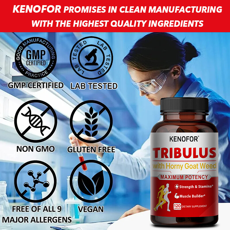 Tribulus Terrestris & Horny Goat Weed Strength and Endurance* Muscle Builder