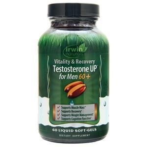 Irwin Naturals Vitality & Recovery Testosterone UP for Men 60+ 60 sgels