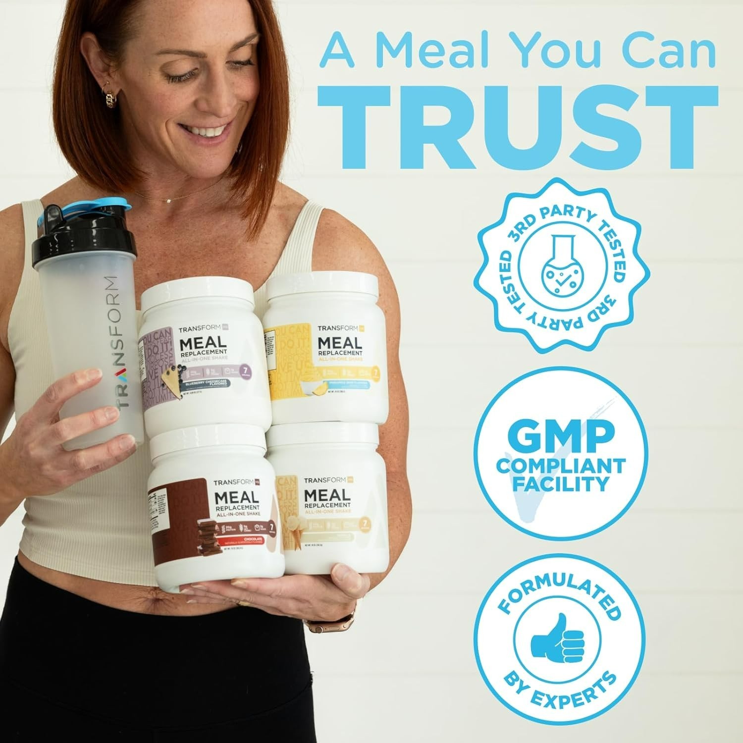 Meal Replacement Shake Powder 7 Servings Chocolate Peanut Butter – Gluten Fre…