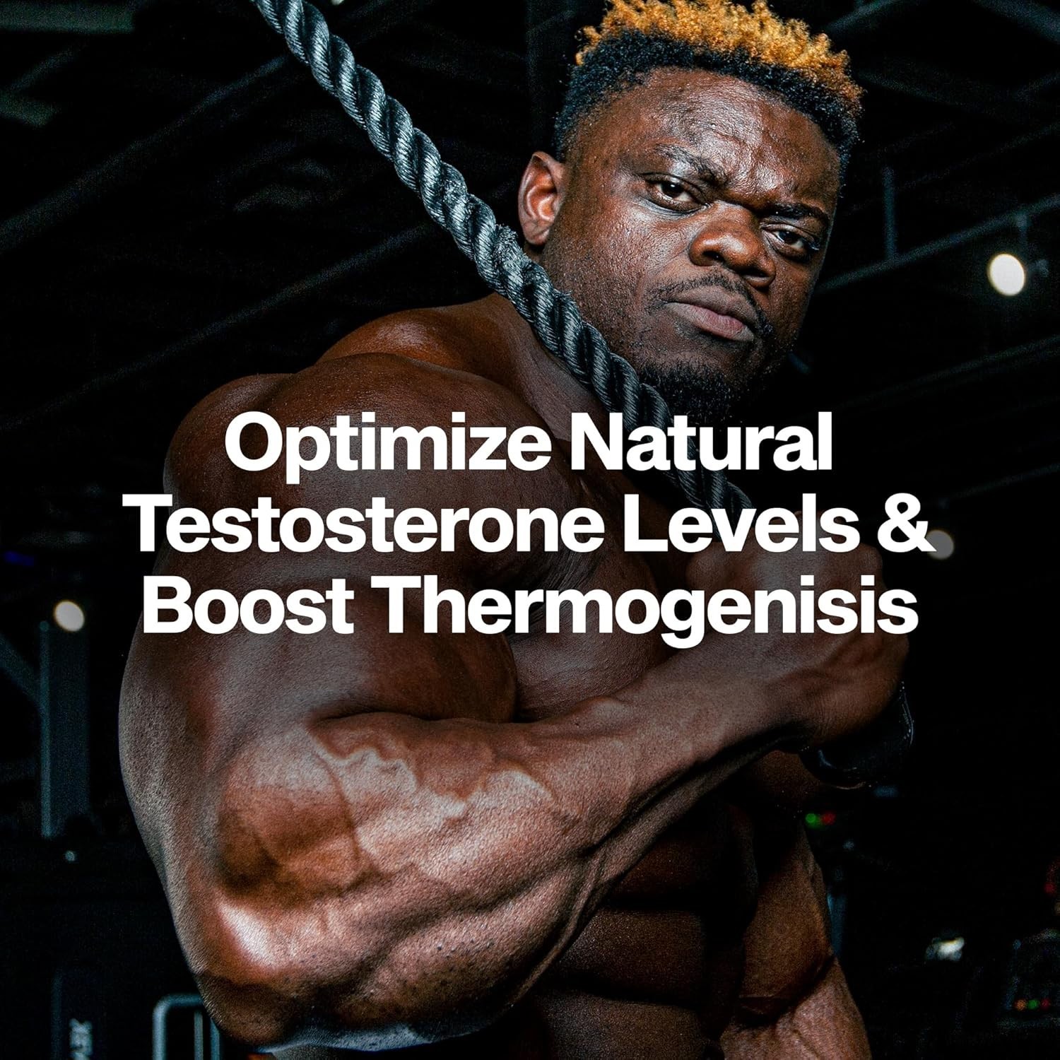 MuscleTech Thermogenic Testosterone Booster for Men, AlphaTest Thermo – T-Boost