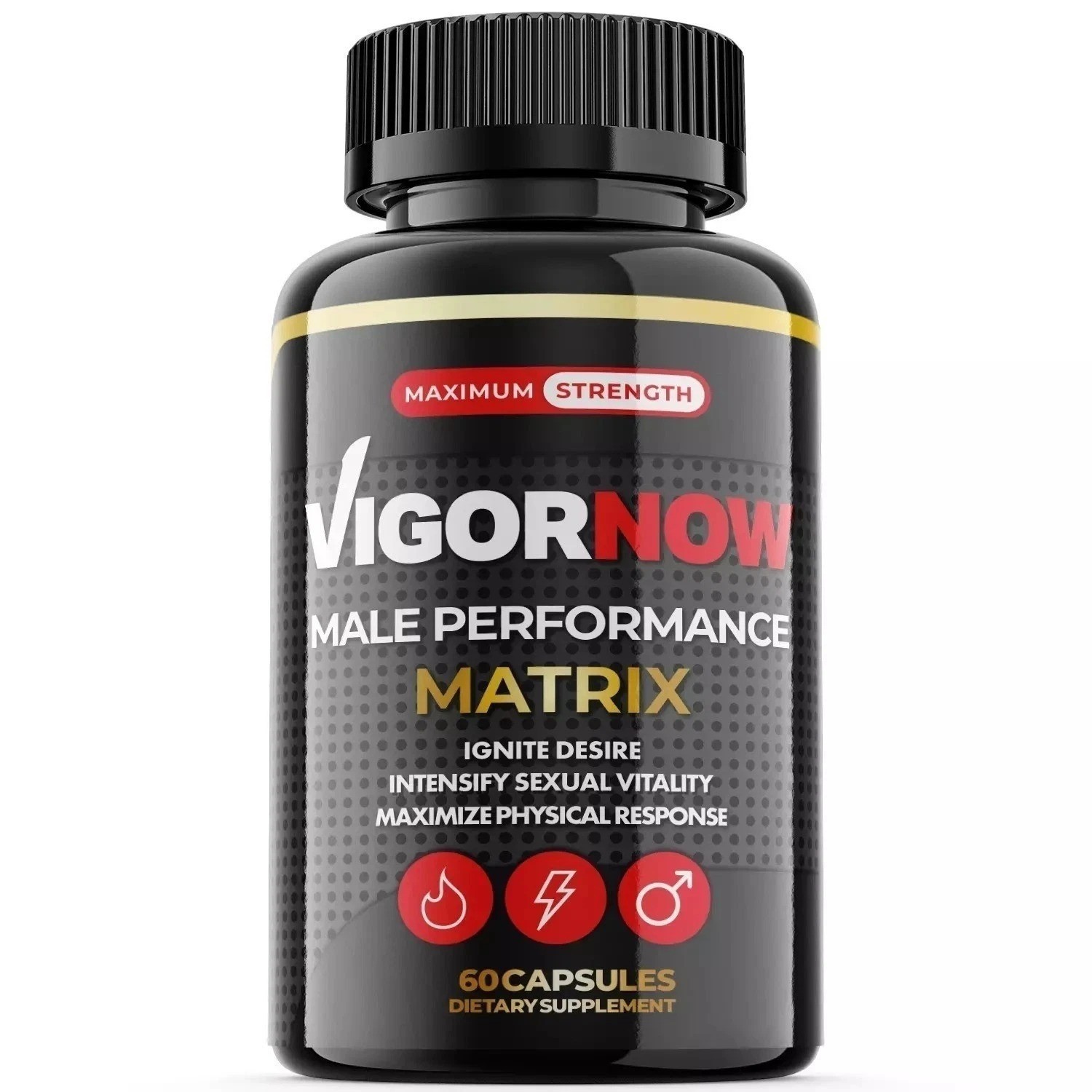 Vigor Now Pills for Men – Male Virility and Performance Support – 120 Capsules