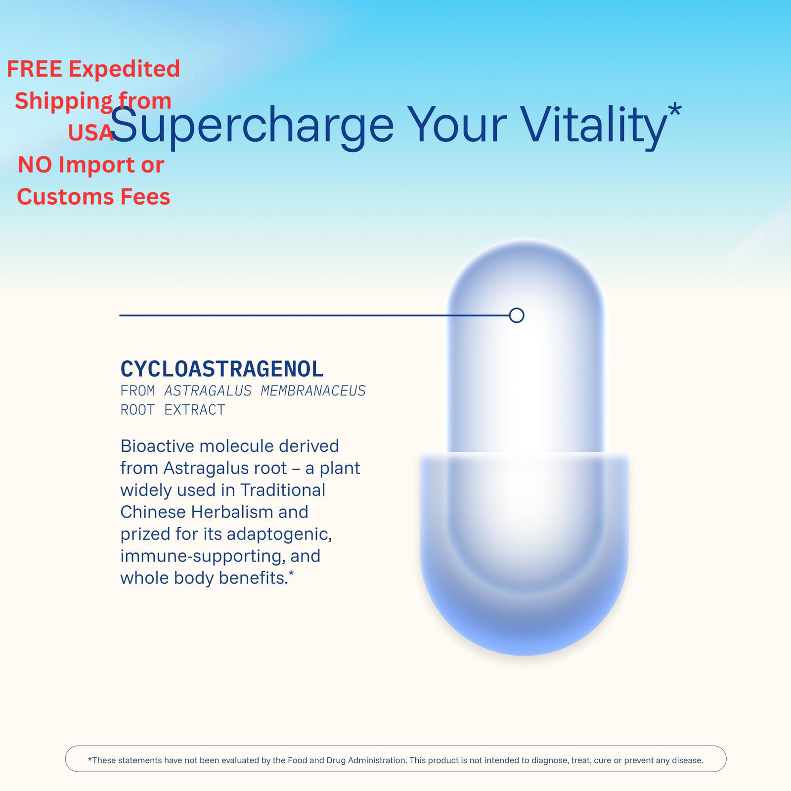 ProHealth Cycloastragenol Supplement, 10 mg per Serving 30 Count (Pack of 1)