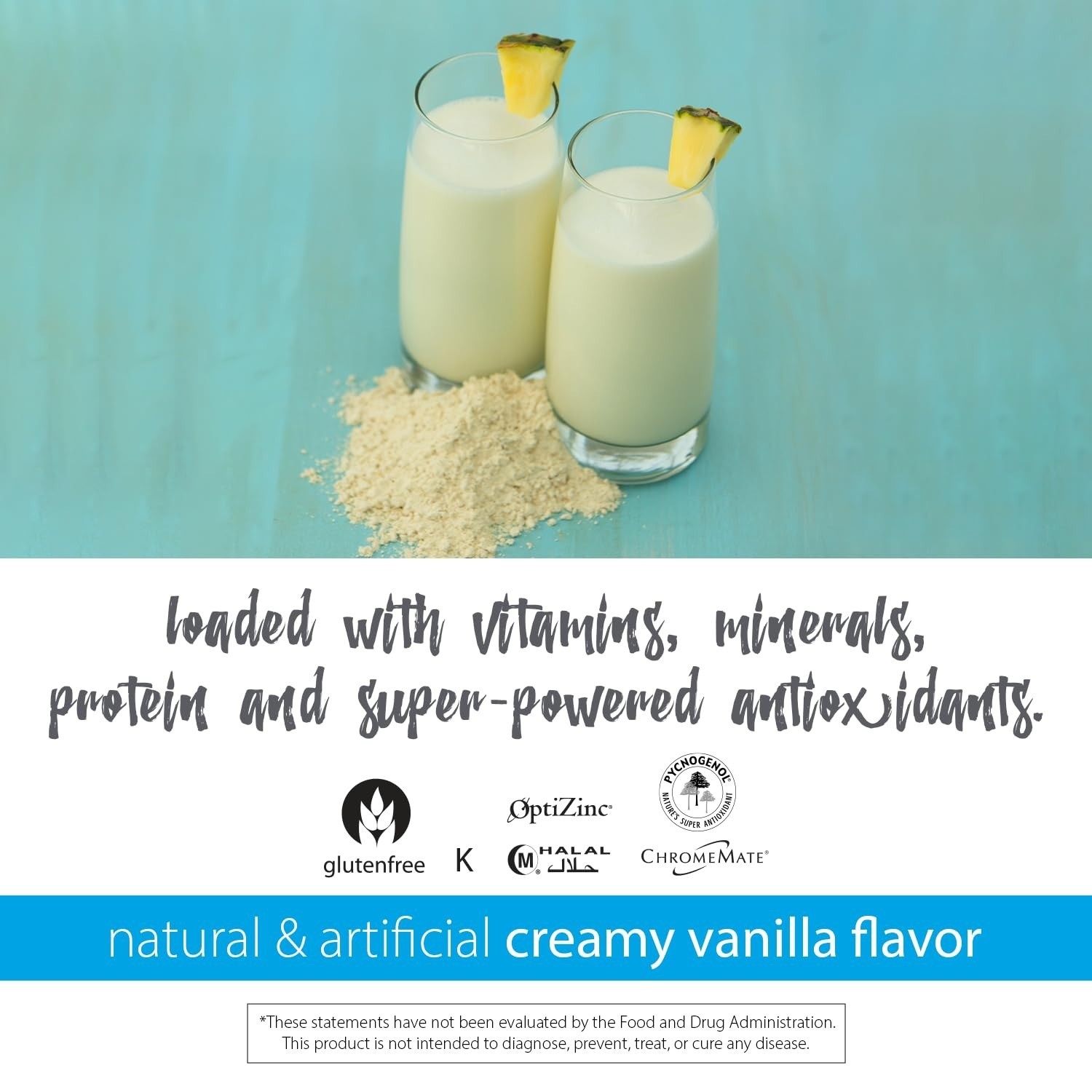 RELIV Now with Soy Protein Shake – Creamy Vanilla – 30 Servings