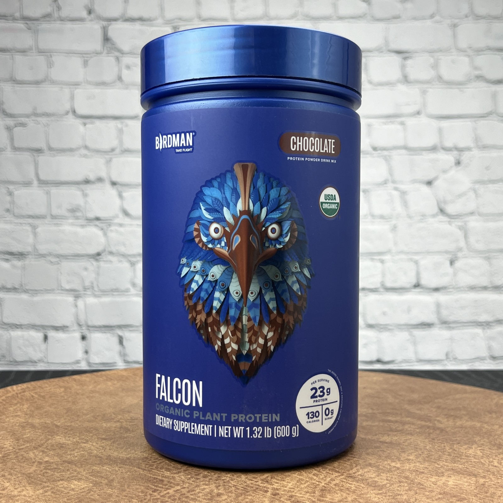 Birdman Falcon Organic Chocolate Plant Protein Powder 2.64lbs