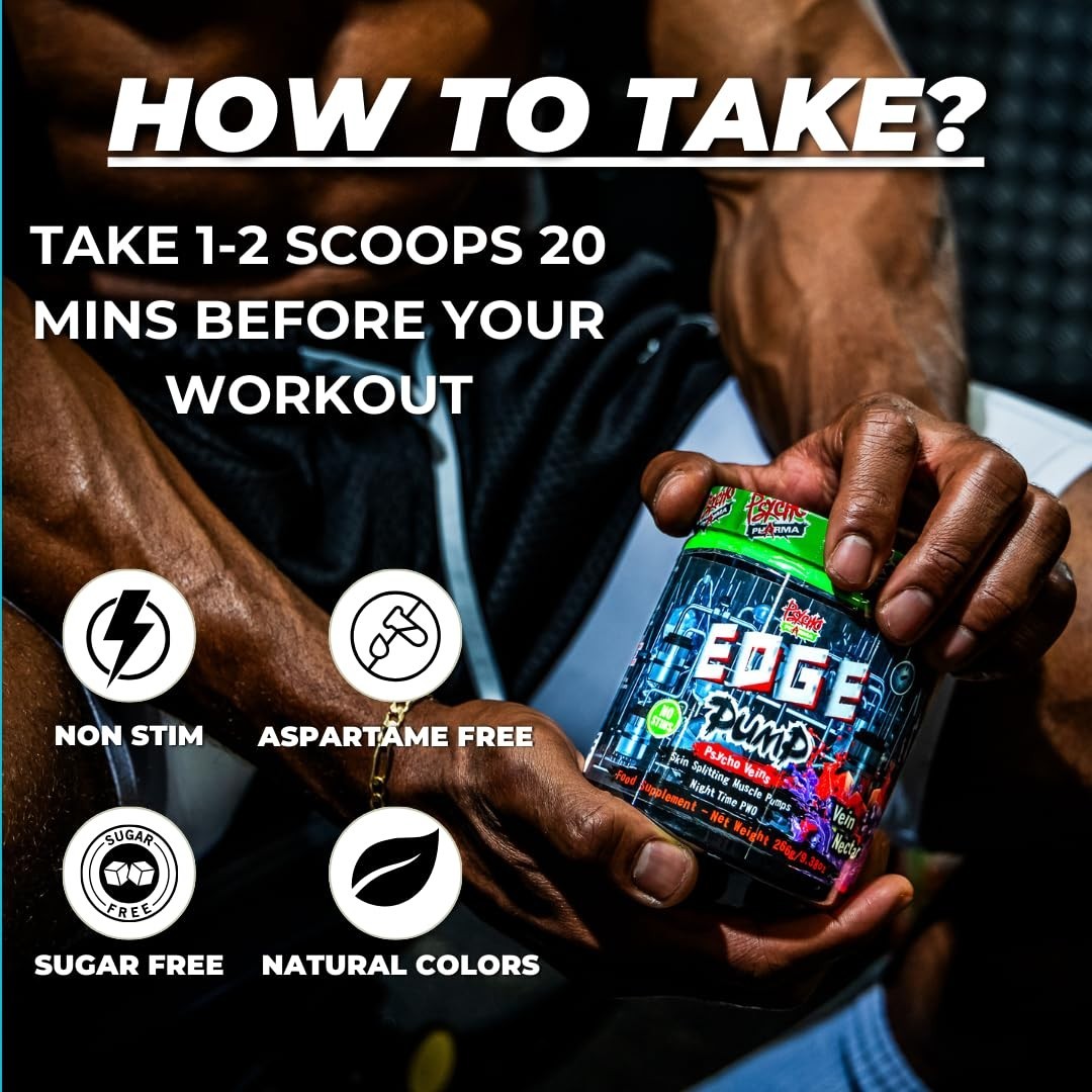 Nitric Oxide Pump Formula – Max-Dose NO Boosters for Extreme Muscle Pumps – Stim