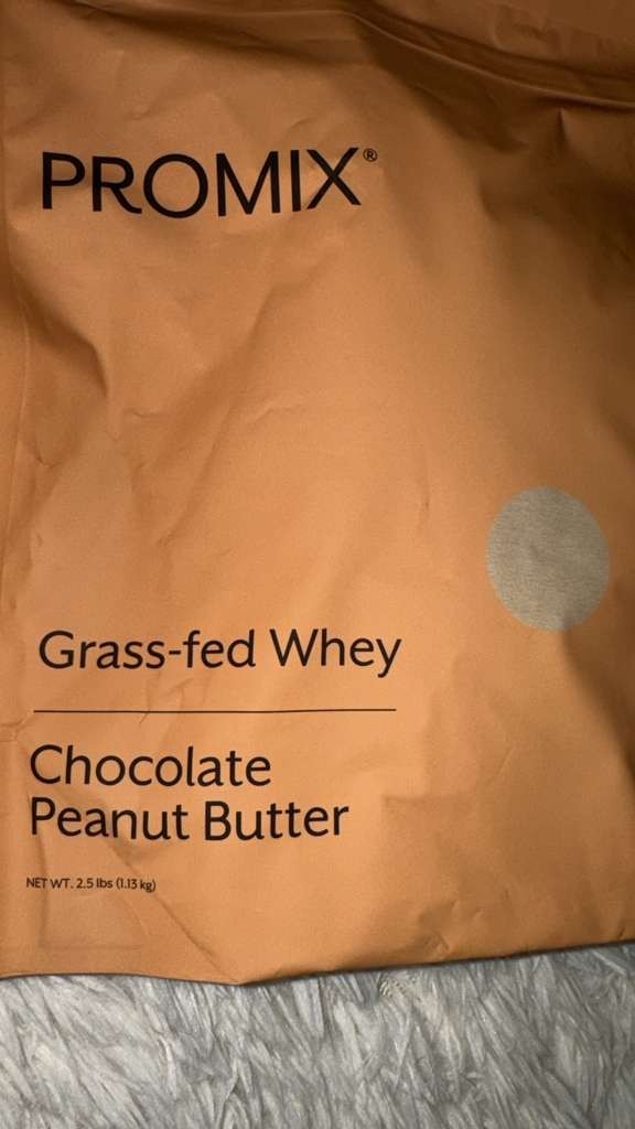 Promix Grass-Fed Whey Chocolate Peanut Butter Protein Powder 1.5 lb