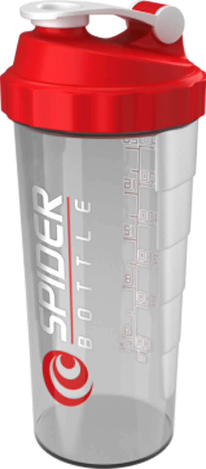 Spider bottle,protein shaker cup maxi clear/Red Color cup 28 oz Spider