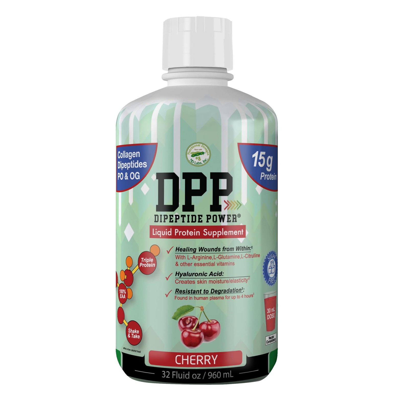 DPP Dipeptide Power, Wound-Healing, 30X More Collagen Dipeptides Than Powder,…