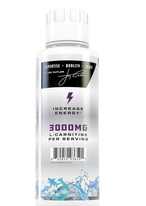 Cutler Nutrition Liquid L-Carnitine 3000mg Amino Acid Supplement Energy Support