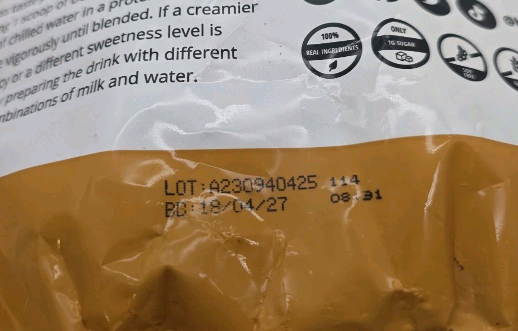 Boba Tea Protein Whey Protein 2.08 Lbs Vietnamese Coffee Exp 4/27 Sealed