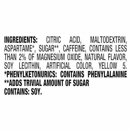 Sugar-Free Energy On-The-Go Powdered Drink Mix 10 0.9 Ounce (Pack of 1) Citrus