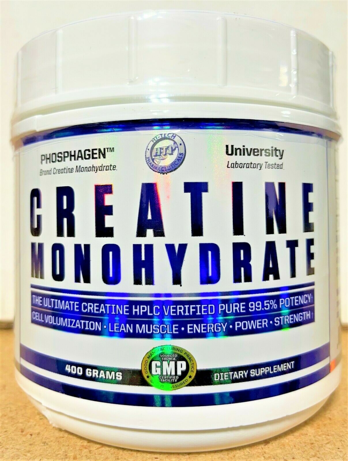 Hi-Tech Pharmaceuticals Phosphagen Creatine Monohydrate 400gm Unflavored New