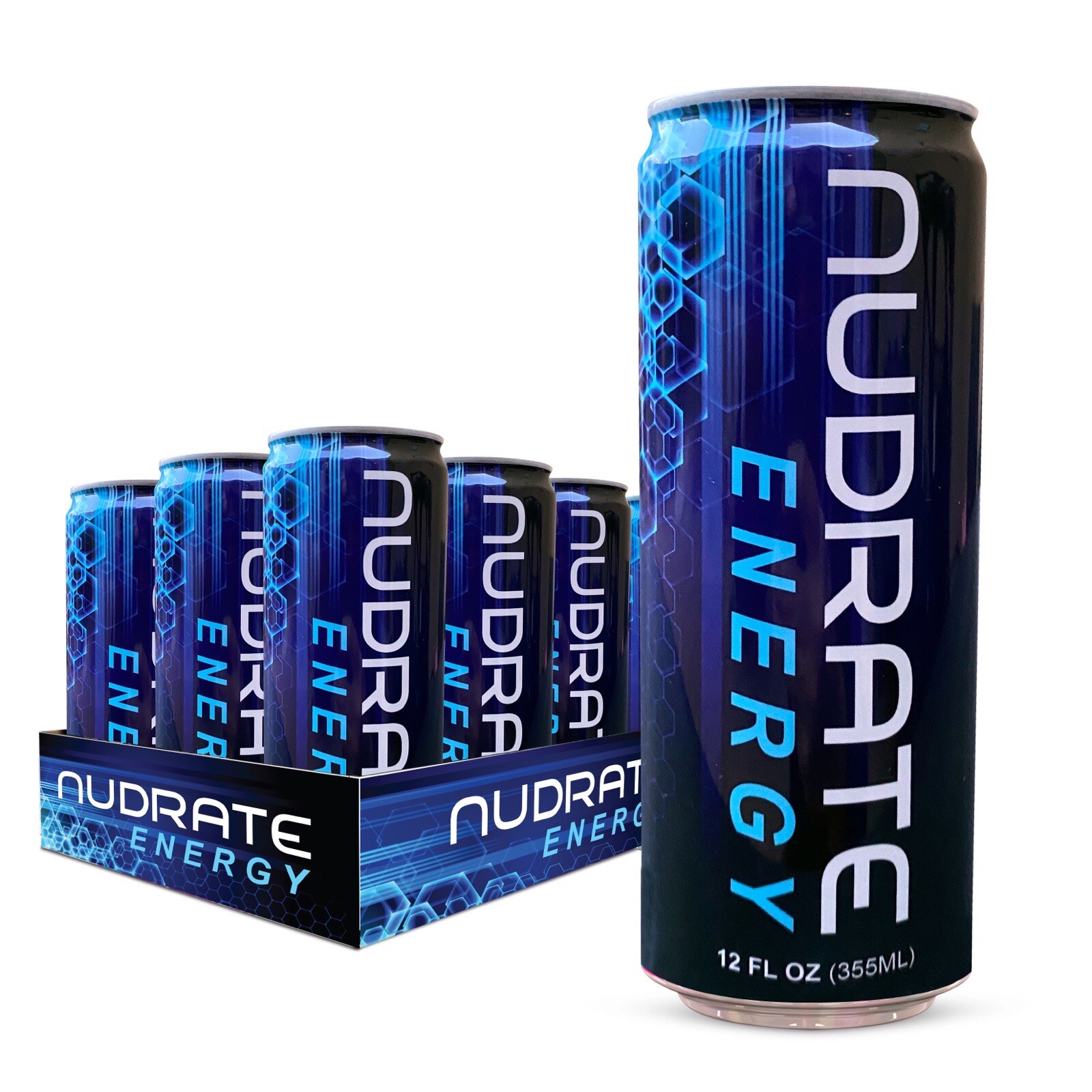 Nudrate Energy Drink – Original Flavor – 12 OZ (12 Pack)