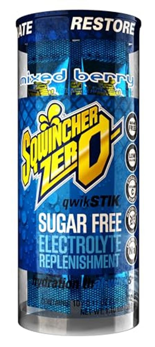 Qwik Stik, Sugar Free, Assorted Flavors, .11oz 0.11 Ounce (Pack of 200)