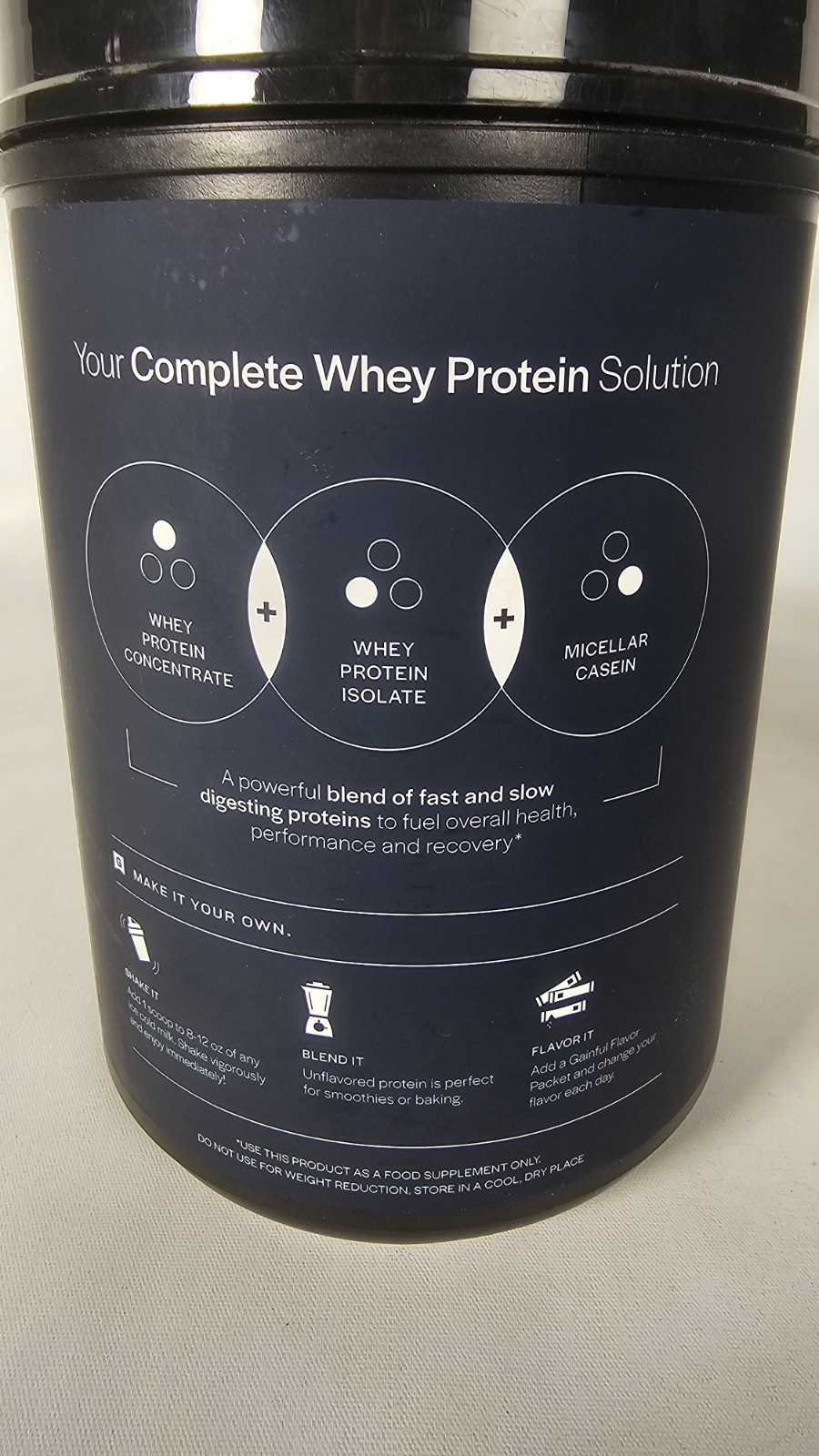 Everyday Whey Protein Powder, 14 Servings/13.9 oz, Unflavored, Exp. 6/2027