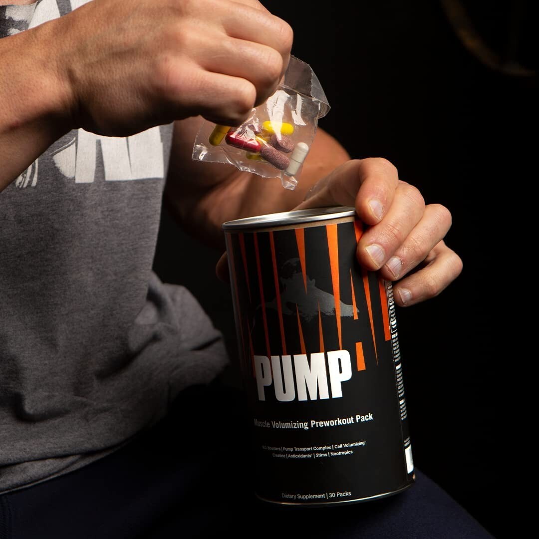 Universal Nutrition Animal Pump Hardcore Preworkout Energy Focus 30 Packs New