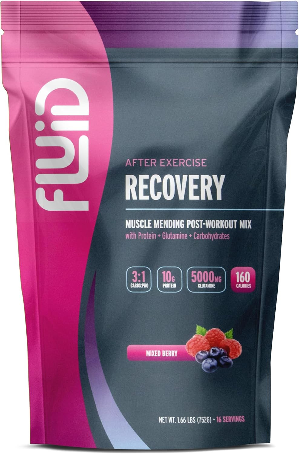 Recovery Post-Workout Drink Mix – Whey Isolate Protein, L-Glutamine, Carbs, All