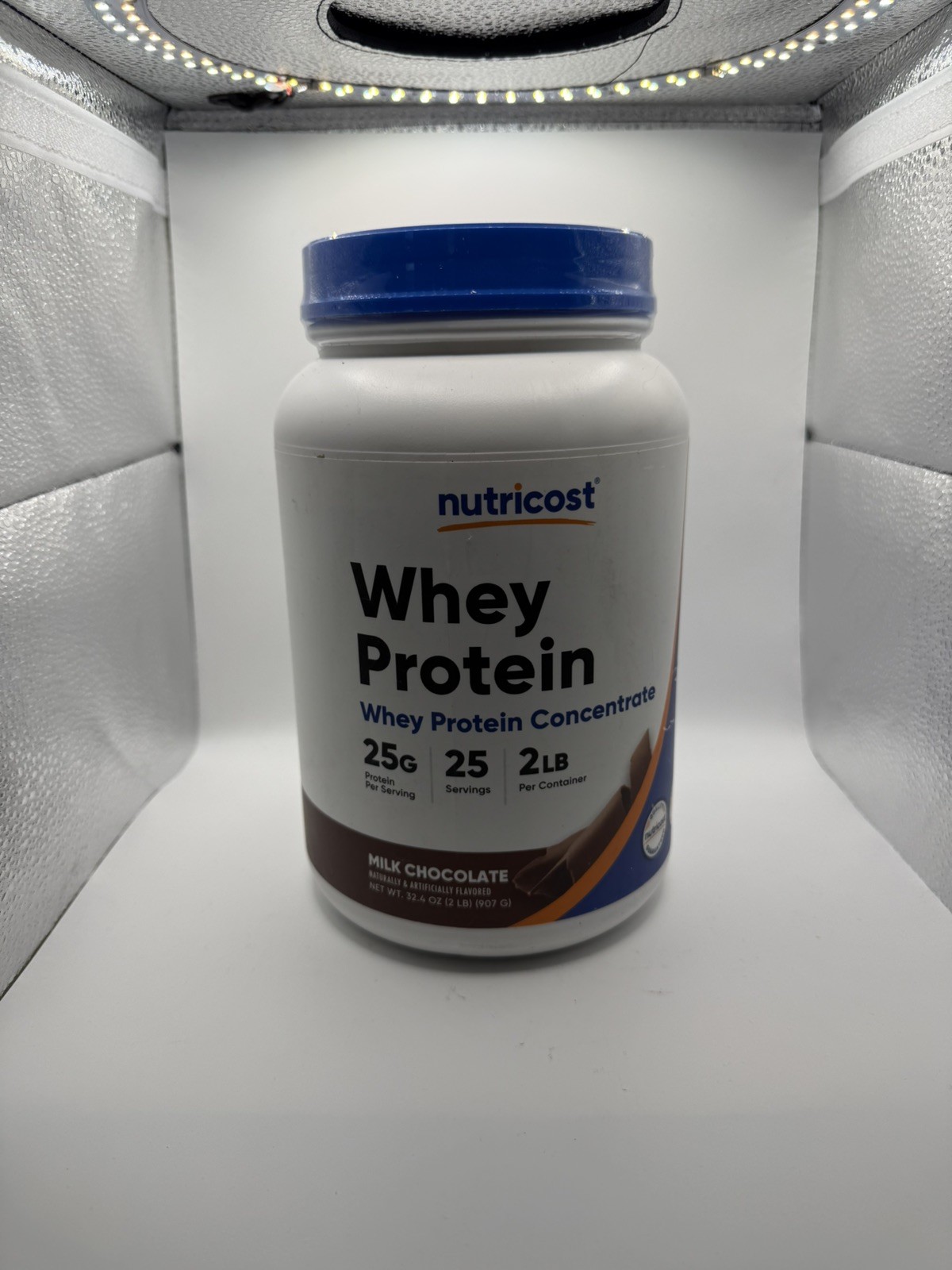 Whey Protein Concentrate (Chocolate) expiration 8/28 32.4 oz (2 lb)