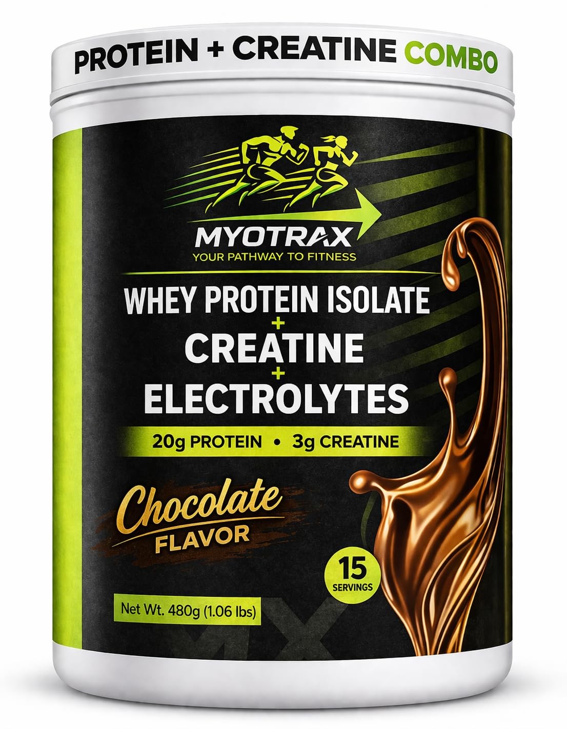 Protein and Creatine Powder Combo Whey Protein Isolate Protein Powder with Cr…