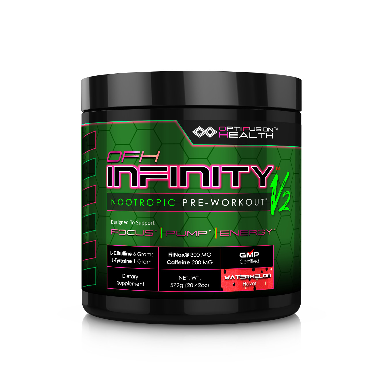 Pre Workout Watermelon 30 Servings FitNox – VasoDrive – Infinergy|Energy + Pump