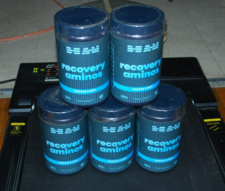 6) BEAM Recovery Aminos Powder BCAAs EAAs Sour Blue Slushie – Sealed – Exp 11/24