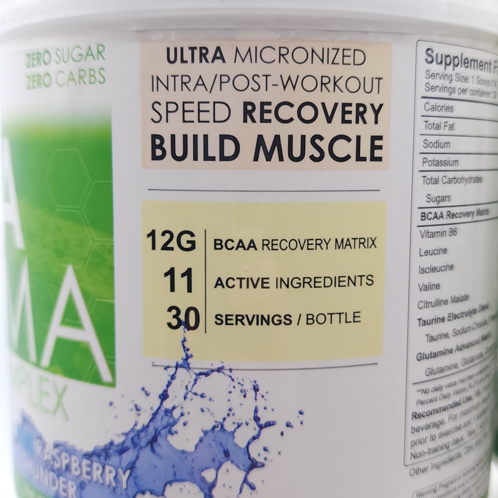 Nutrakey BCAA OPTIMA 30 Servings 4 FLAVORS – Recovery Complex – Choose Flavor