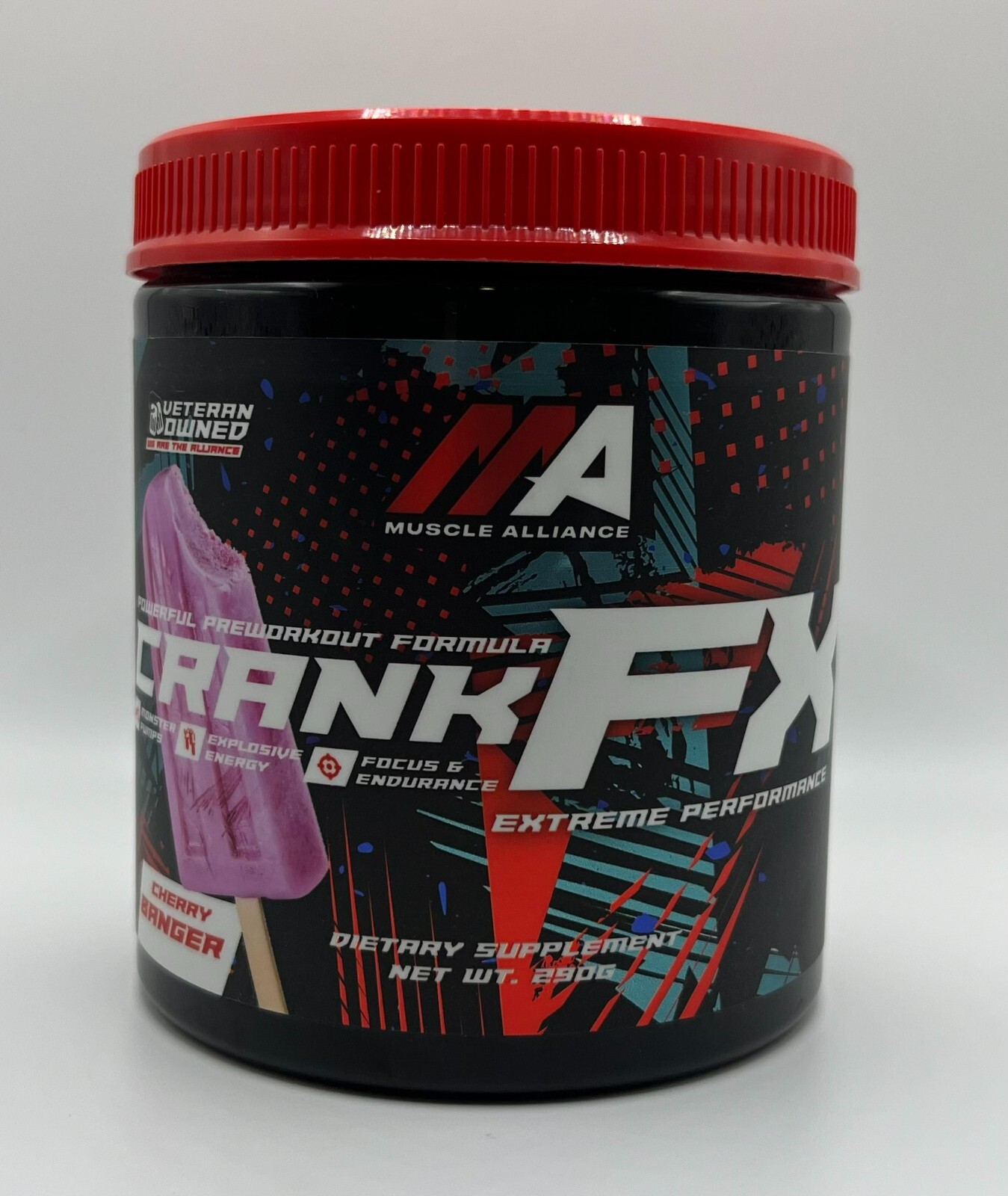 CRANK-FX Preworkout Cherry Banger Flavor