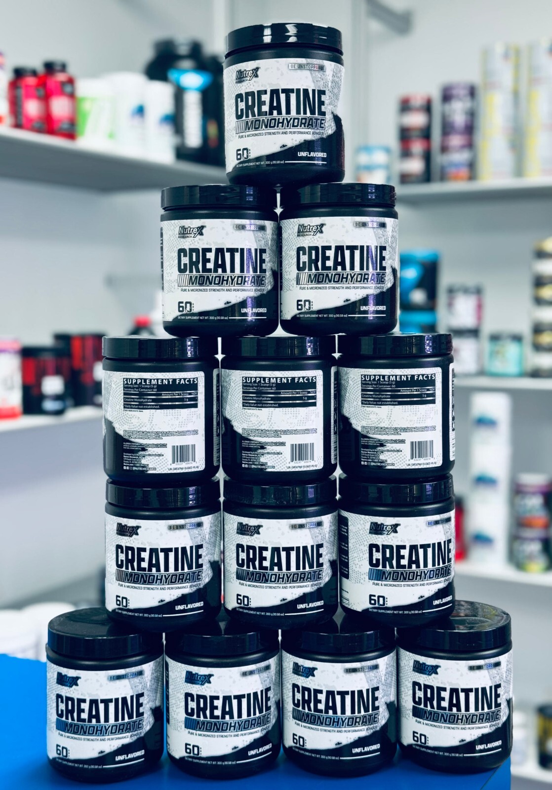 Nutrex CREATINE Monohydrate Powder Micronized Unflavored 60 Servings 300 Grams