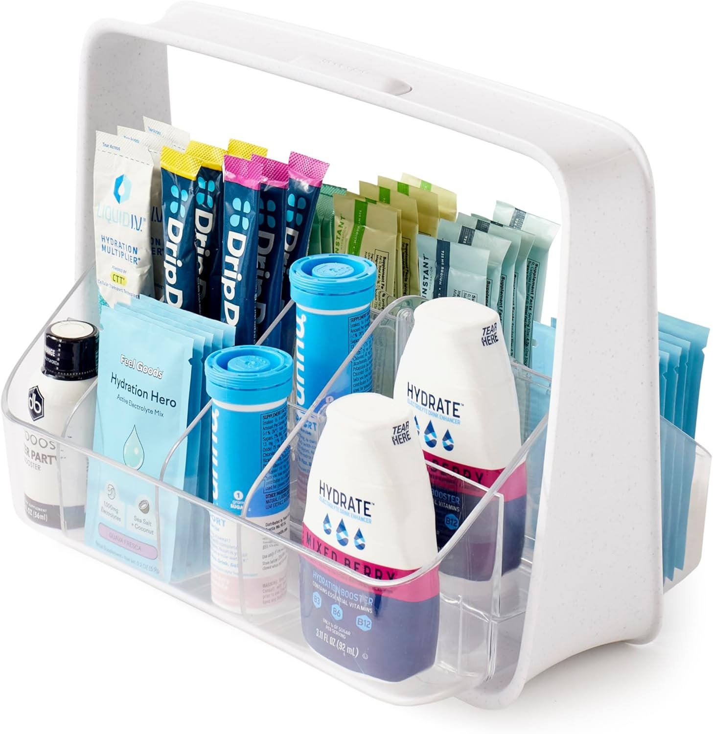 SipStation Hydration Caddy Hydration Packet Storage Adjustable Electrolyte
