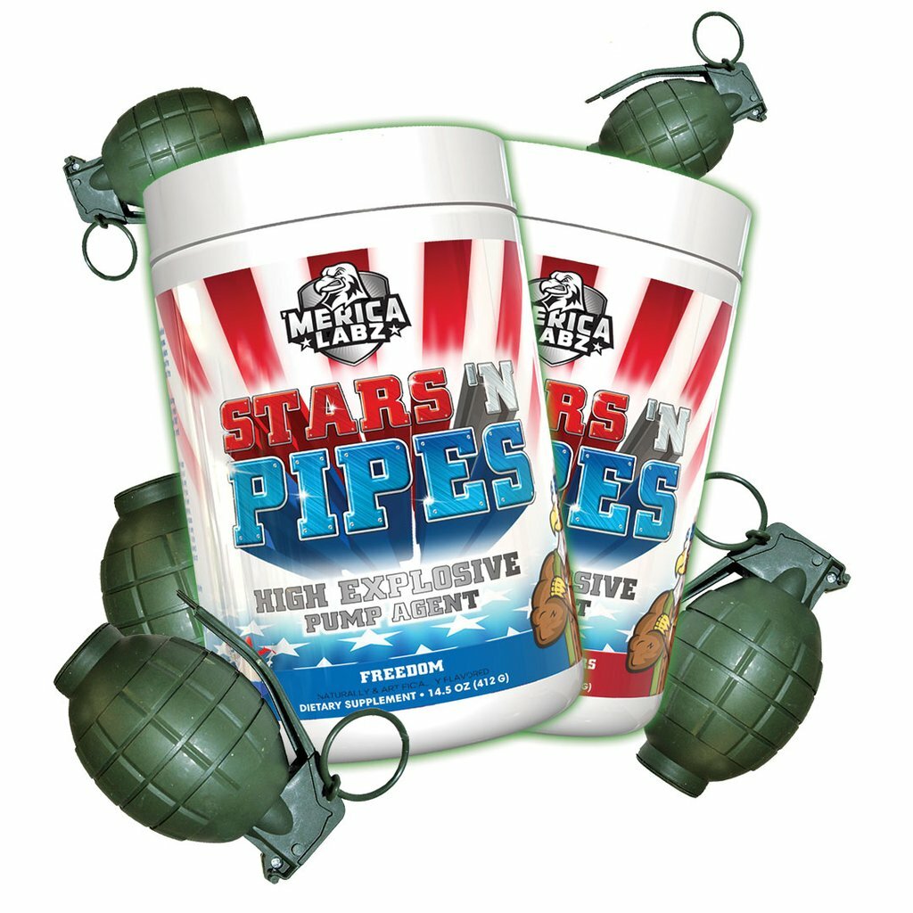 Merica Labz Stars N Pipes | High Intensity Pump Agent PREWORKOUT – ALL FLAVORS