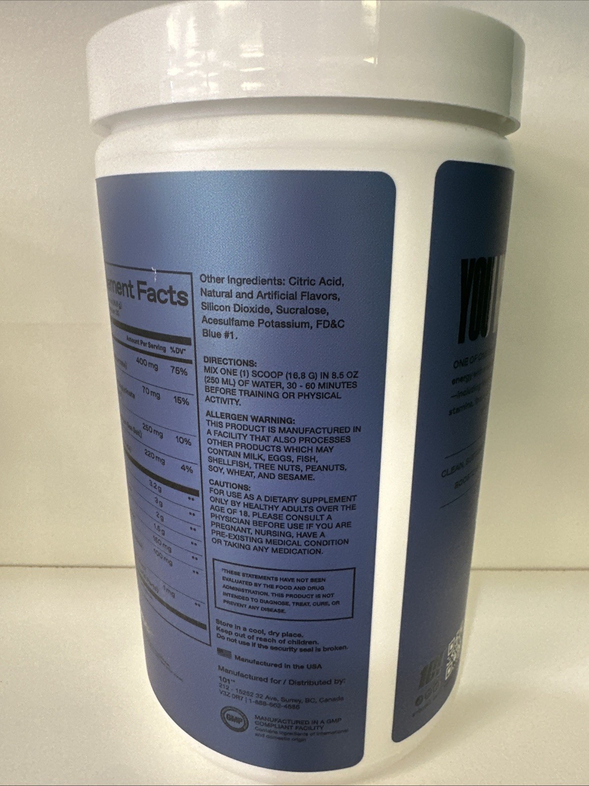 ONE OF ONE Sport Pre-Workout – Clean Energy & Focus with NeuroRush – Bombsicle