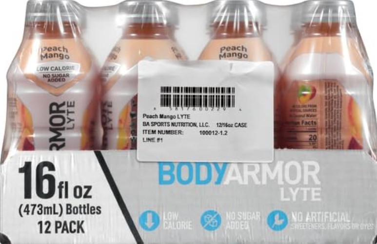 Refresh and Replenish with LYTE Peach Mango Electrolyte Drink, 20 Calories