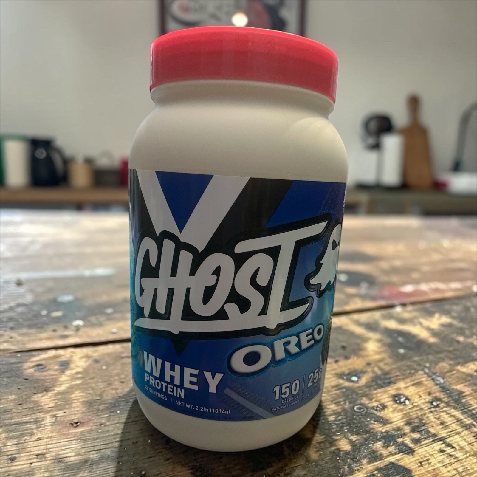 Ghost Whey Protein Oreo 2.2lb 25g Protein 150 Cal EXP 07/27 🚚✅