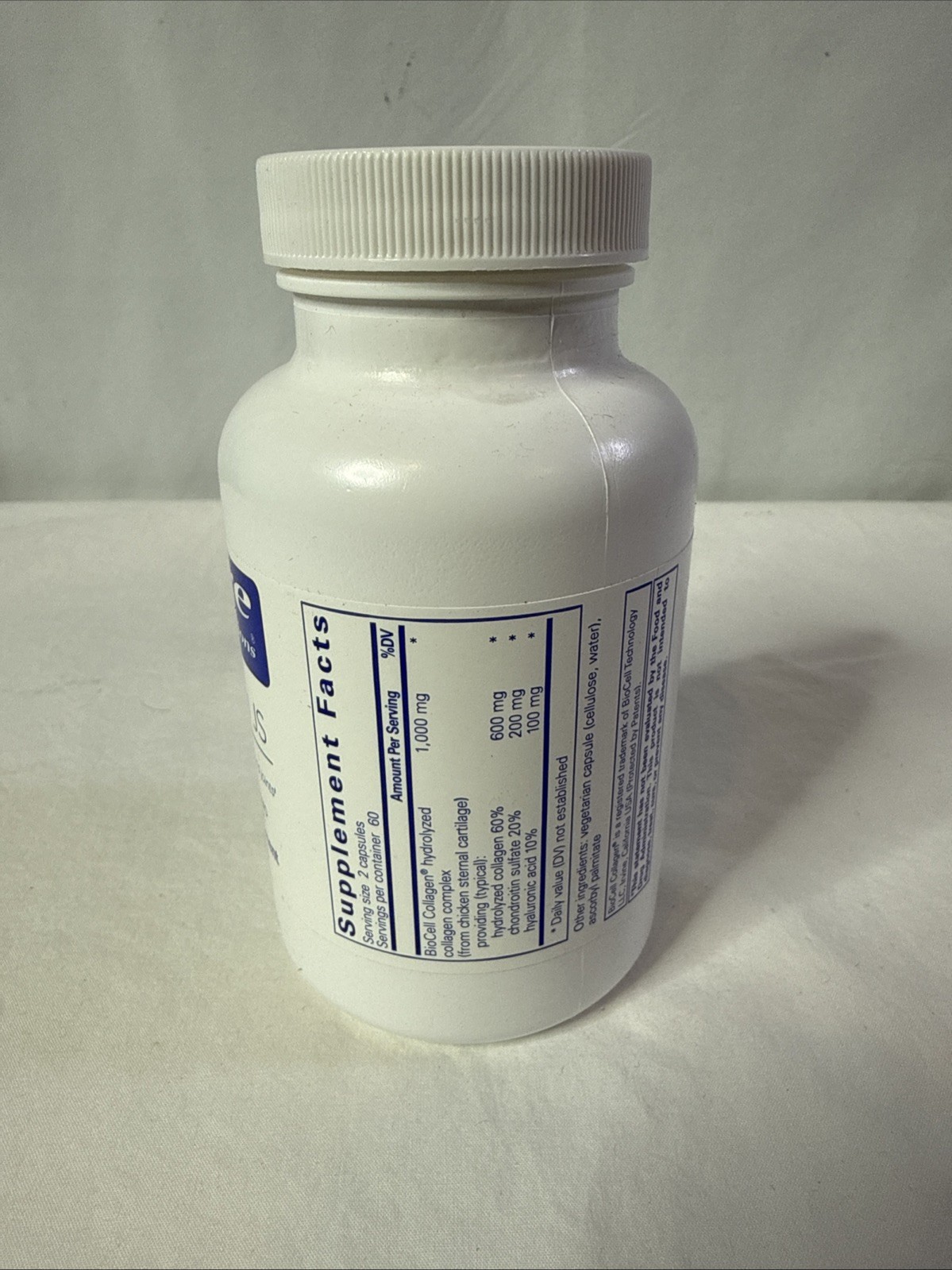 Collagen JS – 120 Capsules Pure Encapsulations Exp 11-2027
