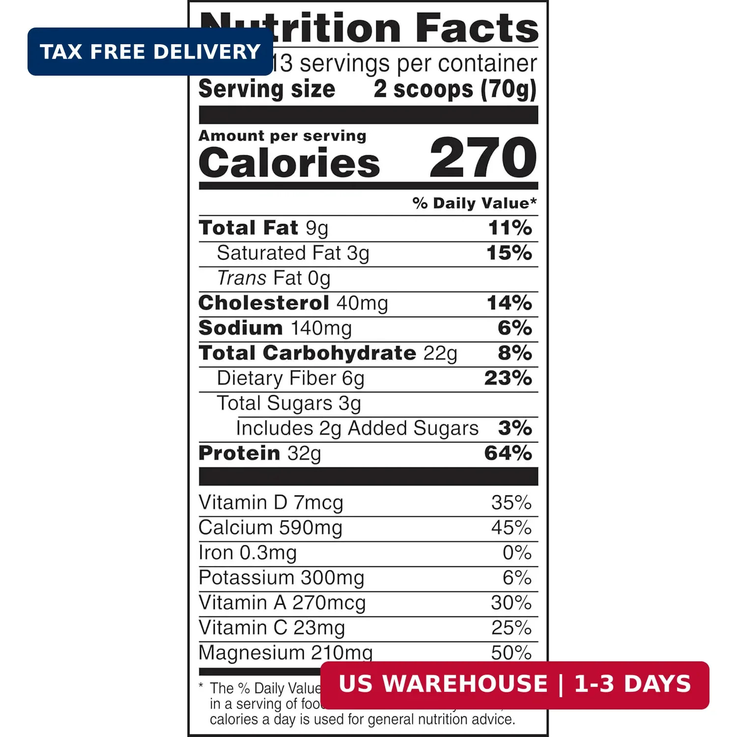 Muscle Milk Genuine Protein Powder, Cookies ‘N Crème, 1.93 Pounds, 13 Servings,