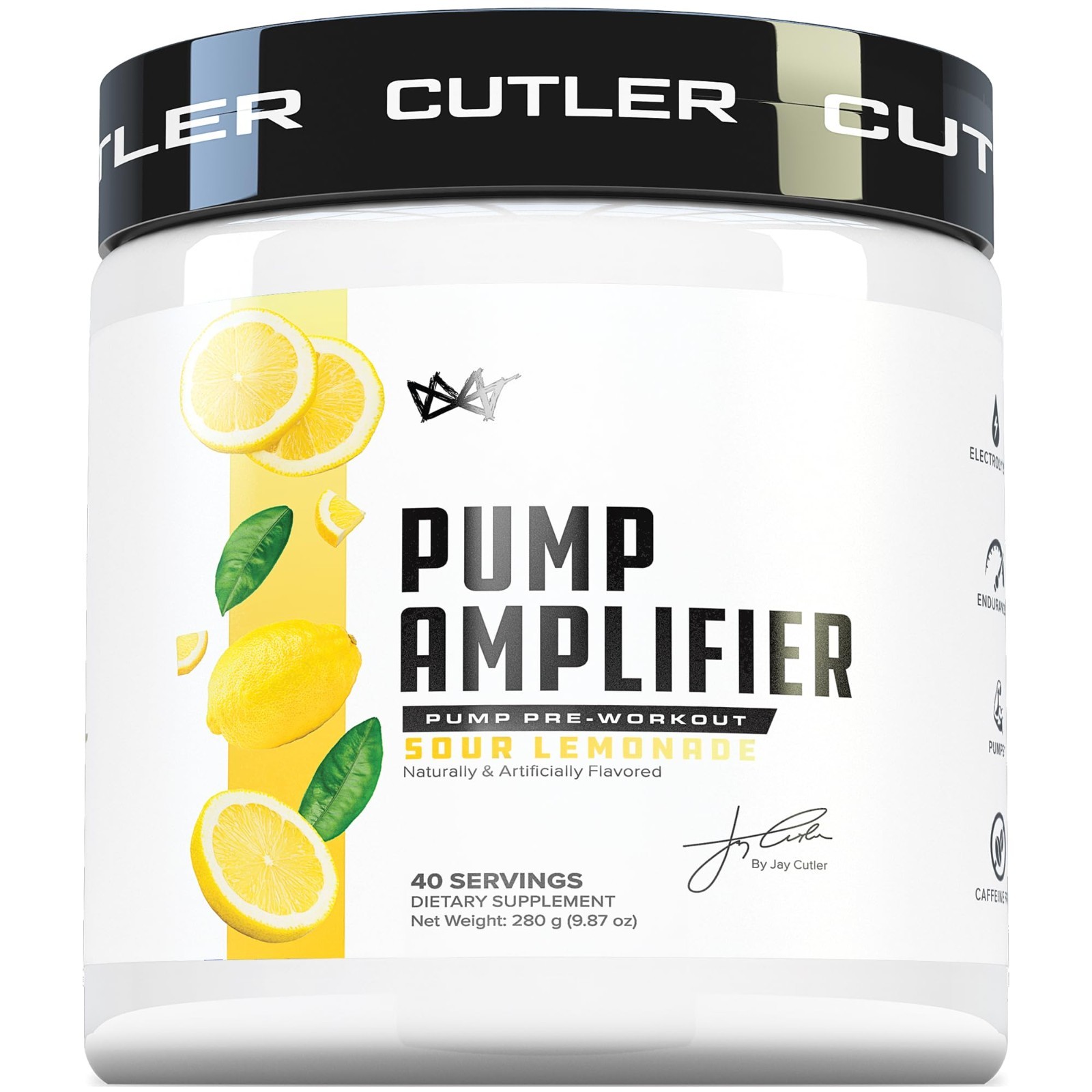 Caffeine-Free Pre-Workout Powder, Sour Lemonade | Nitric Oxide Booster, L-Citrul