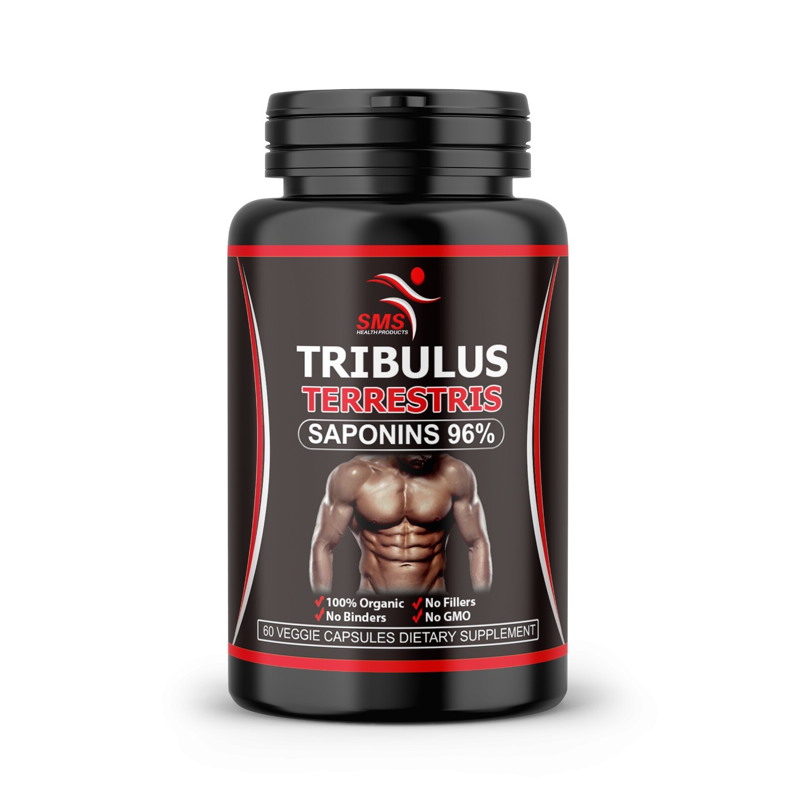 TRIBULUS TERRESTRIS 96% SAPONINS EXTRACT MUSCLE WORKOUT SUPPLEMENTS 120 Capsules