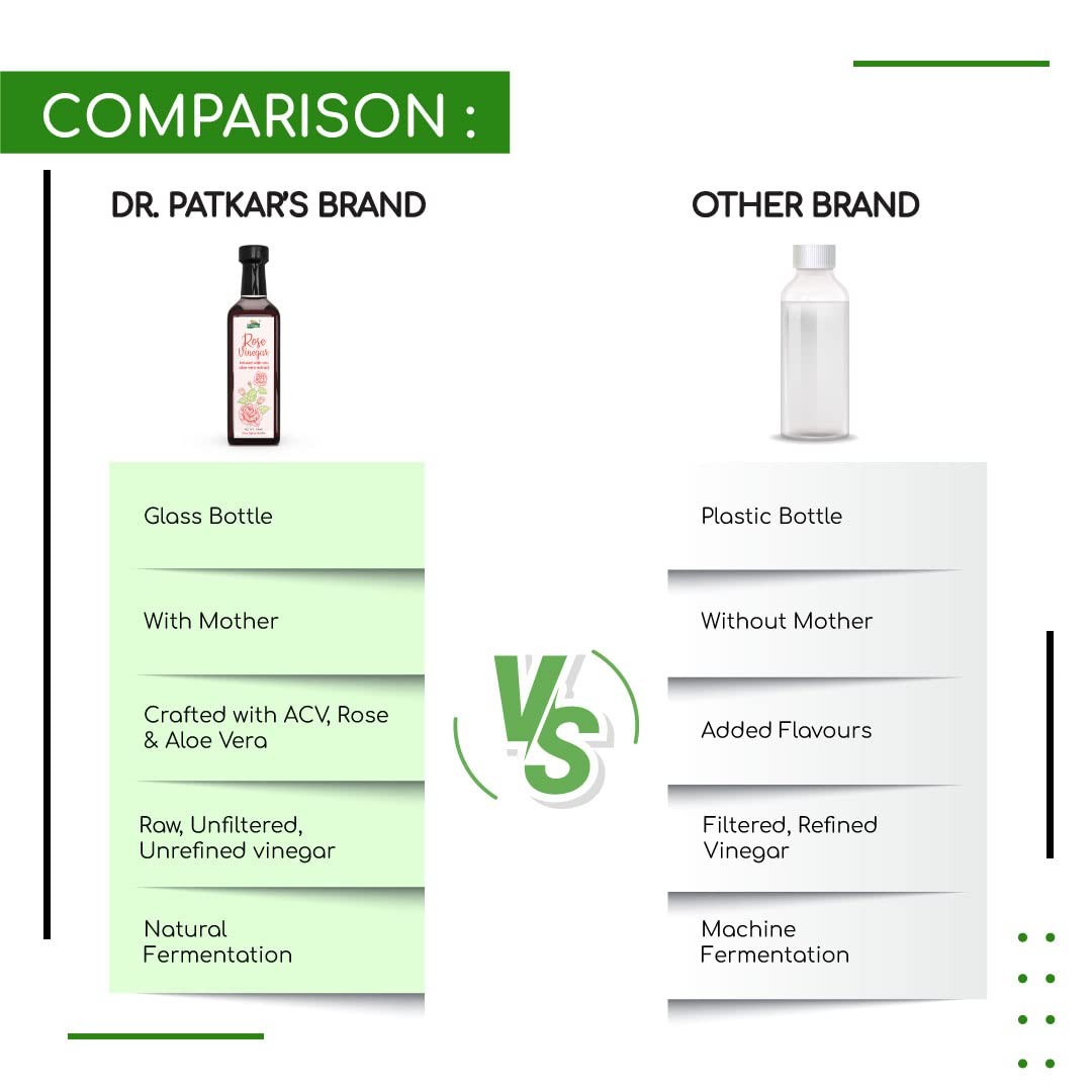 Dr Patkar Rose Vinegar with ACV Aloe Vera 250ml
