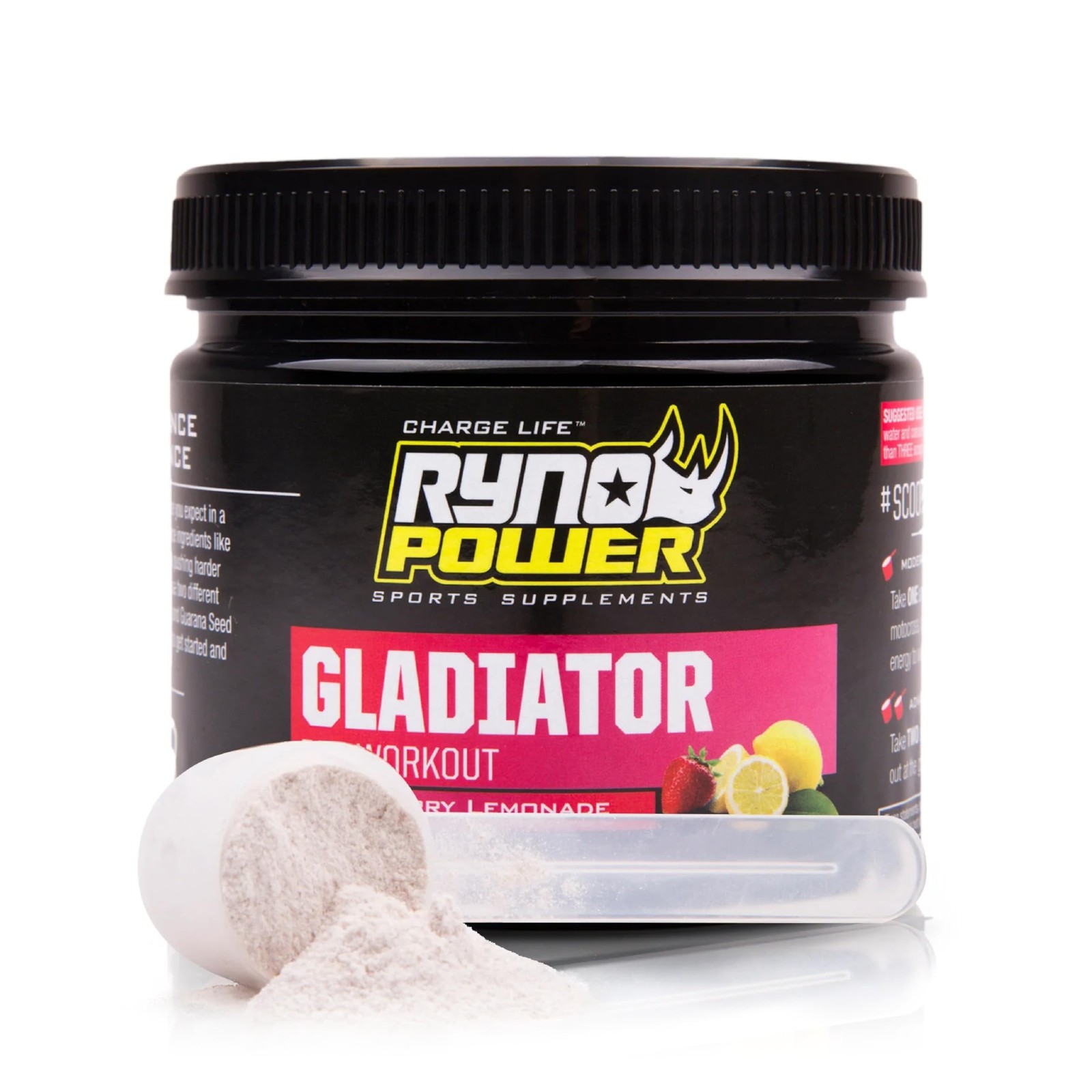 Ryno Power Gladiator Pre-Workout (30 Servings) ‘Strawberry Lemonade’