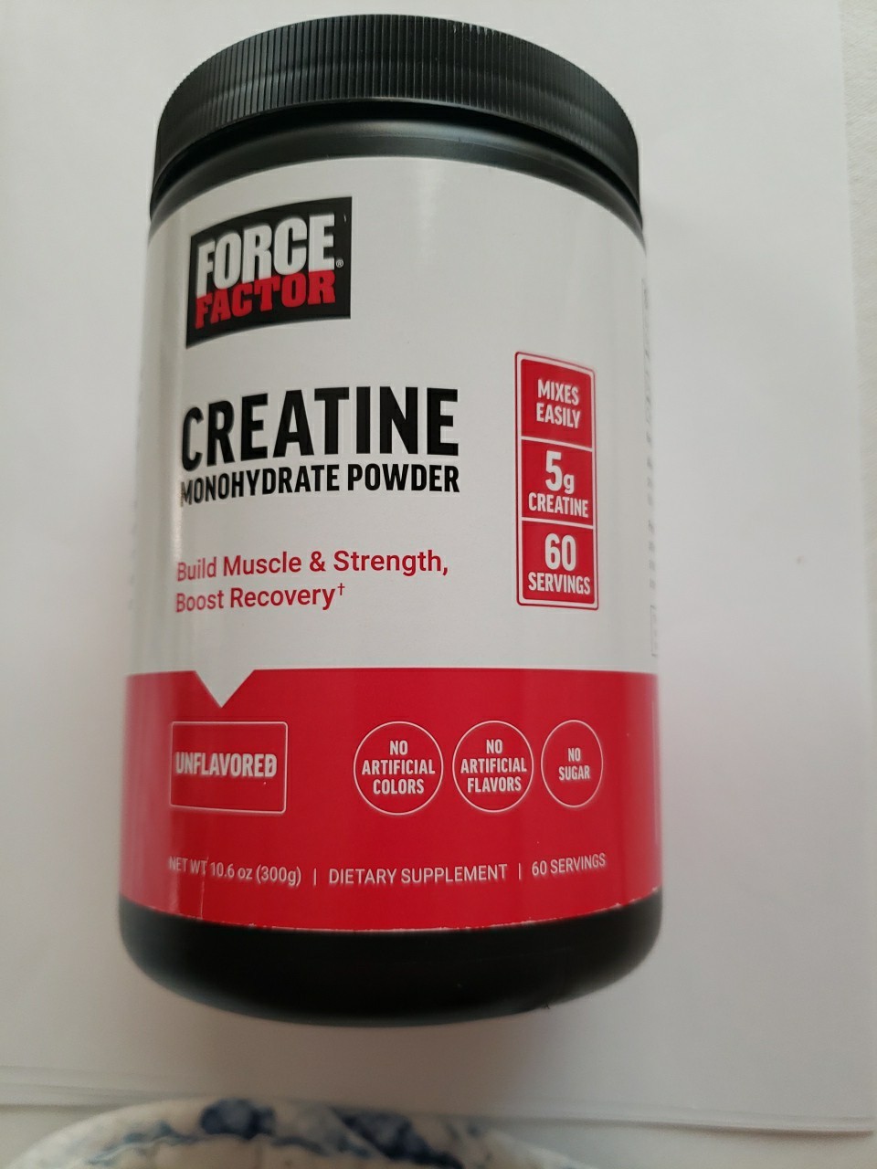 Creatine Monohydrate Powder, Unflavored, 10.6 oz (300 g) 60 Servings Exp 8/2026
