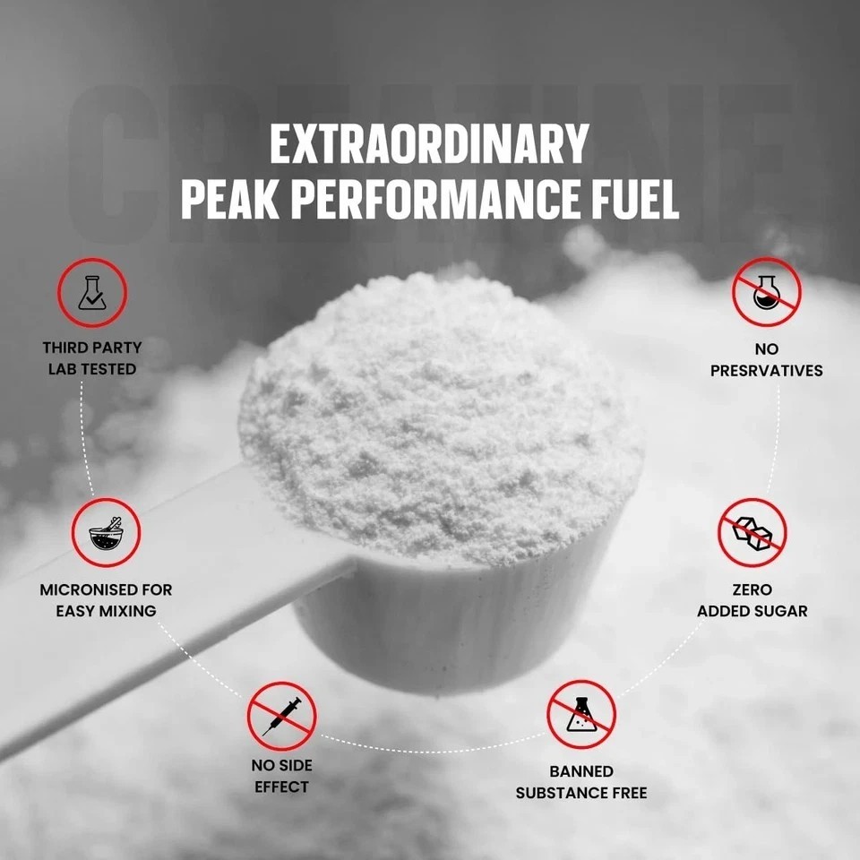 Creatine [155g, 50 Servings]| Blueberry | Micronized Creatine Monohydrate