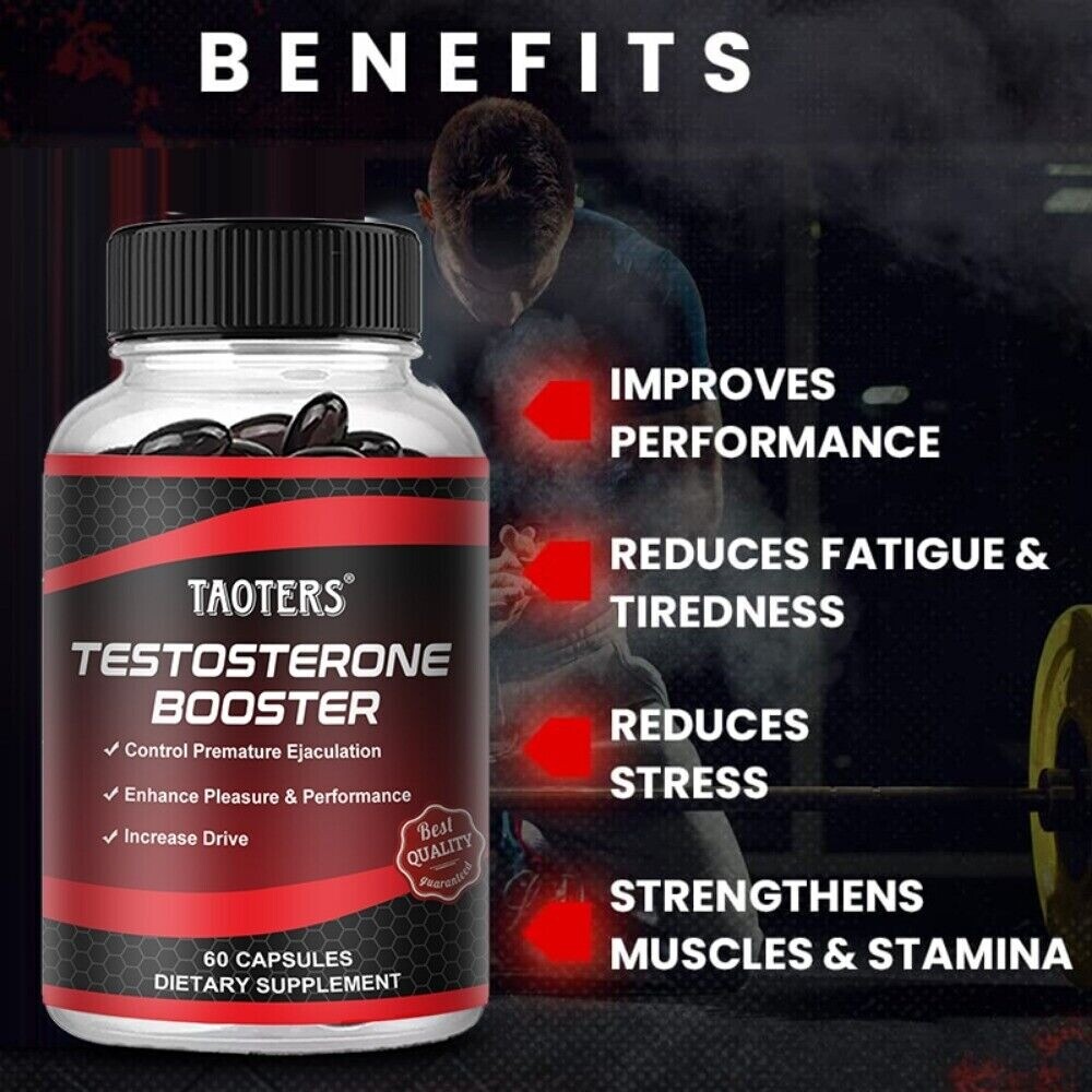 Male Enhancer with Ashwagandha – Energy Boost, Testosteron Support 60 Caps