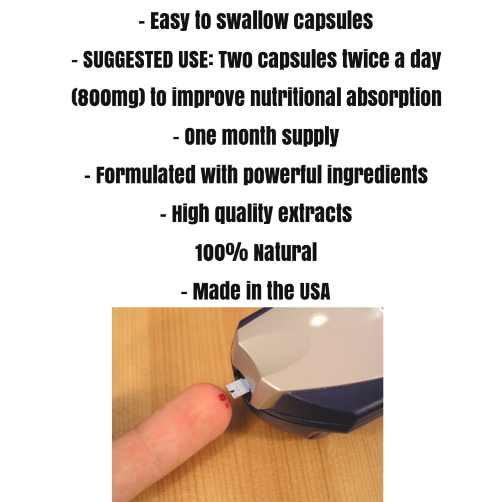 GLUCOSE CONTROL. Fenugreek, Cinnamon, Chromium Picolinate, Blood Sugar Control.